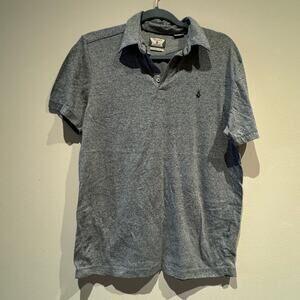 Volcom Slim Fit Gray Polo size medium